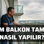 cam balkon tamiri